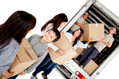 Packed removals van prepared for transport across Brixton and nearby areas