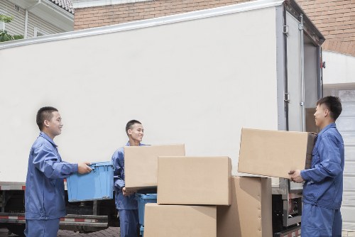 Professional van loading for a Brixton property move