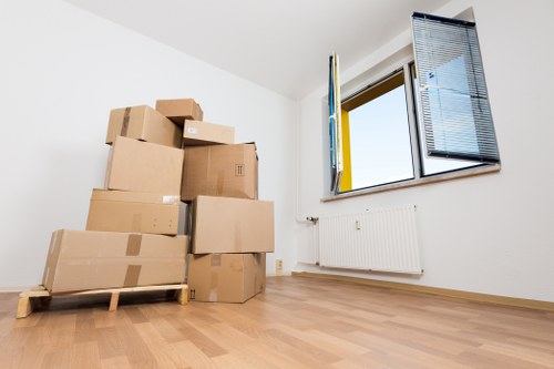 Local move in Brixton with careful loading near a flat entrance