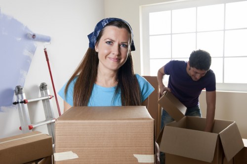 Removal team supporting a Brixton home move with boxes and furniture