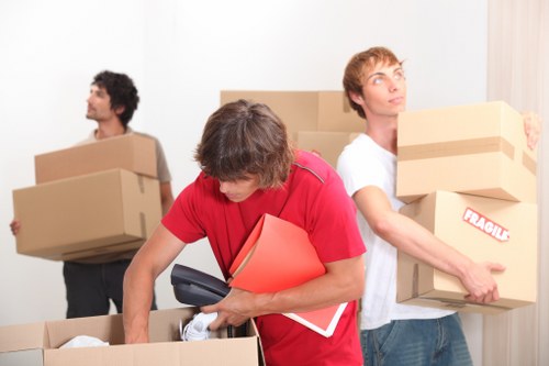 Local removals team assisting with a Brixton move