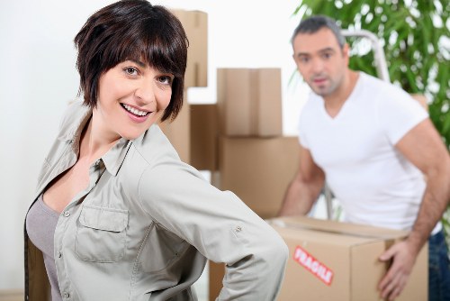Professional movers handling access and stairs in Brixton