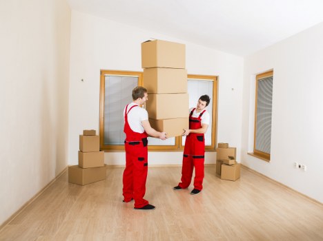 Packed van ready for a Brixton home or office move